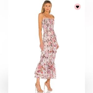 V. Chapman Geranium Dress in Garden Rose